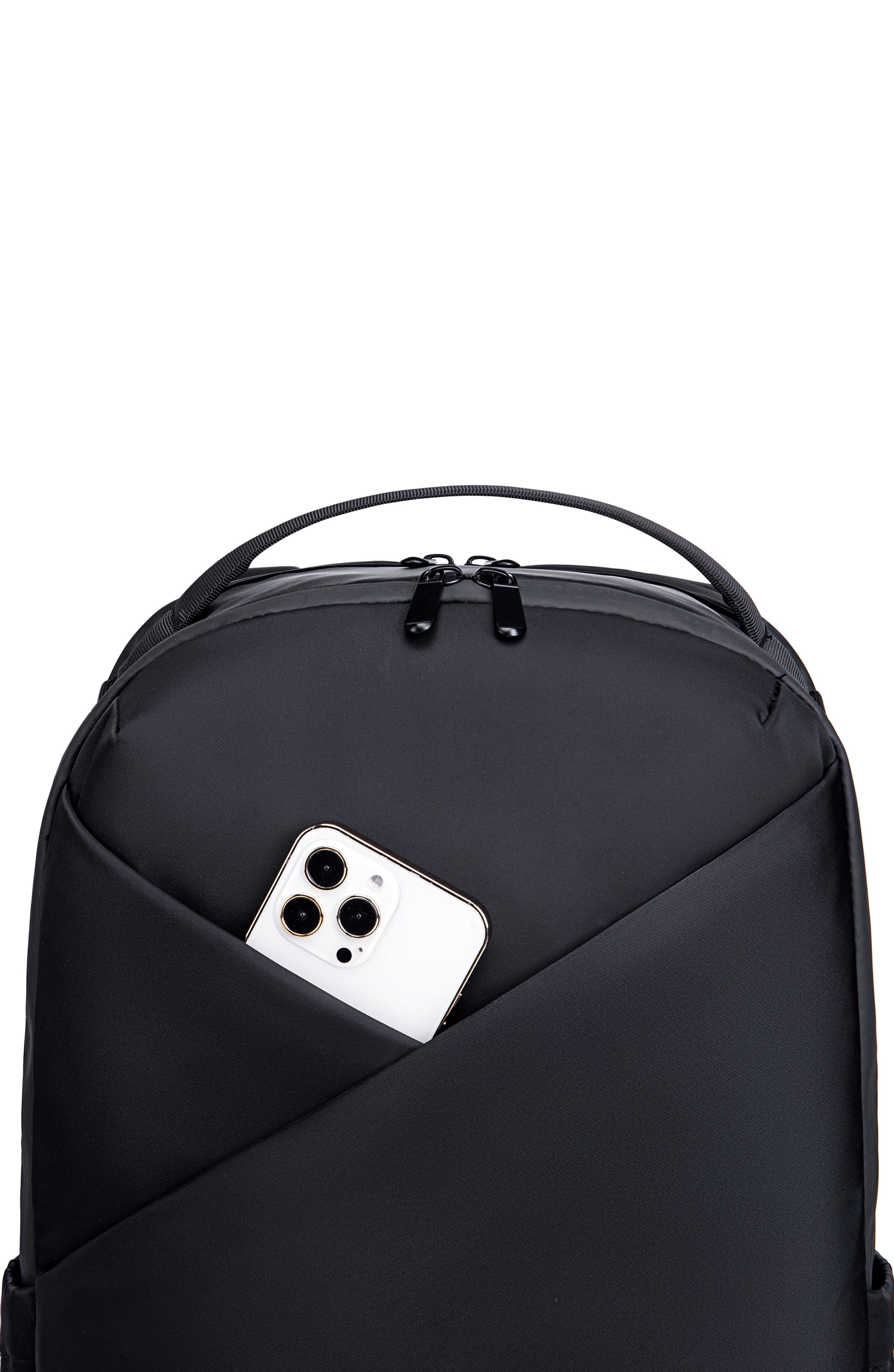 Lux and Nyx Origami 16-inch Laptop Backpack For Women, Alternate, color, Black