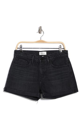 FRAME FRAME GRAND GARCON HIGH WAIST DENIM SHORTS 