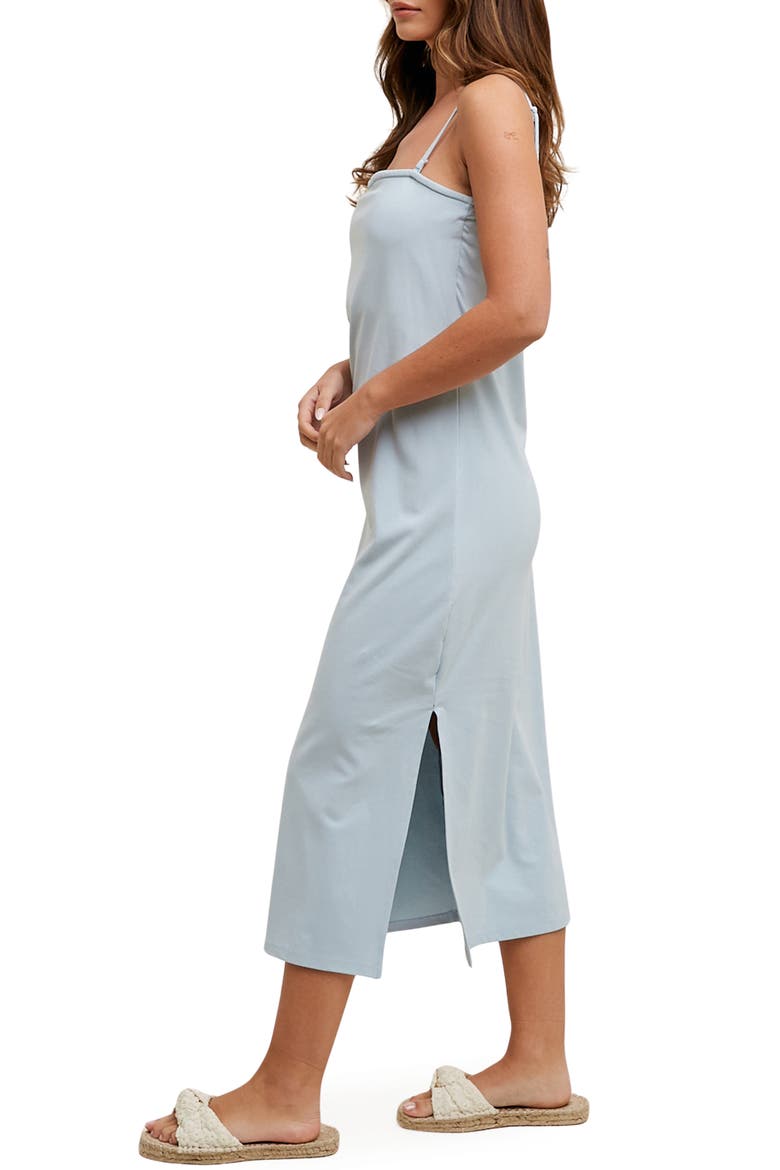 Knit Midi Dress, Alternate, color, SKY