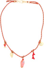 Panacea Sea Life Cord Necklace
