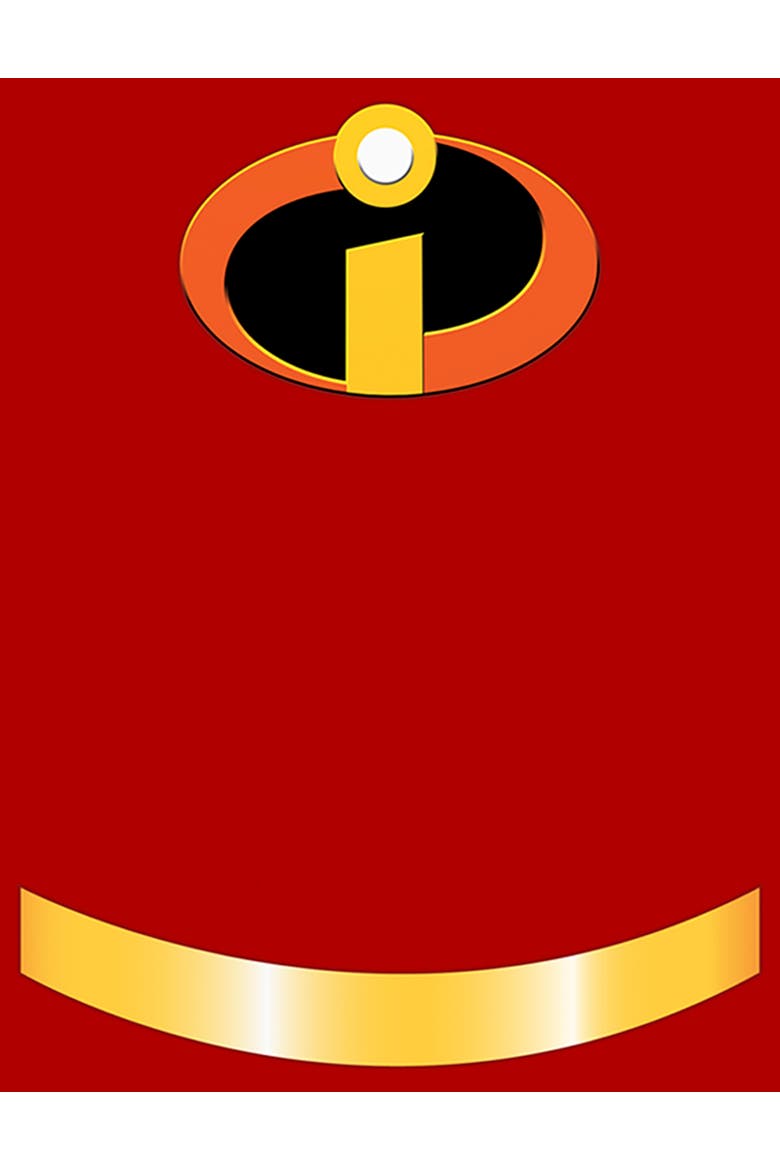 Men's The Incredibles Costume T-Shirt, Alternate, color, Red