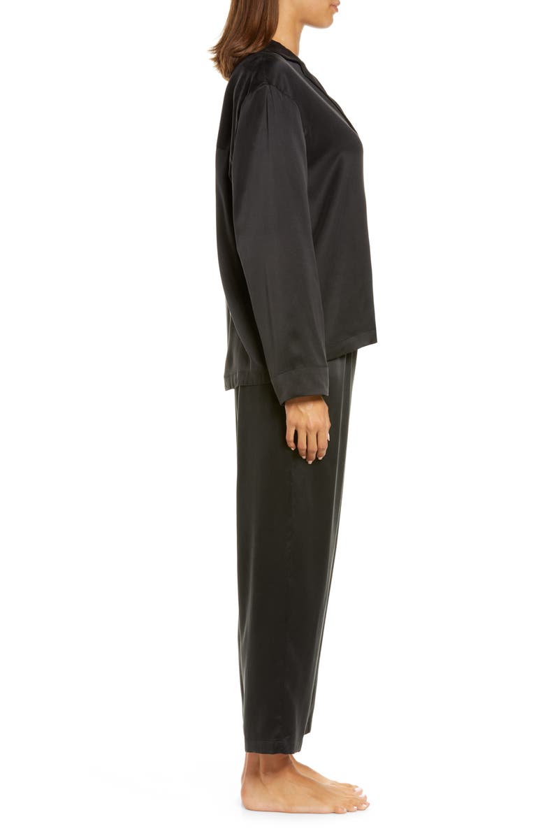 Lunya Long Sleeve Washable Silk Pajamas, Alternate, color,