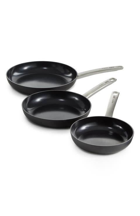 Set of 3 Graphite Non-Stick Frying Pan Set