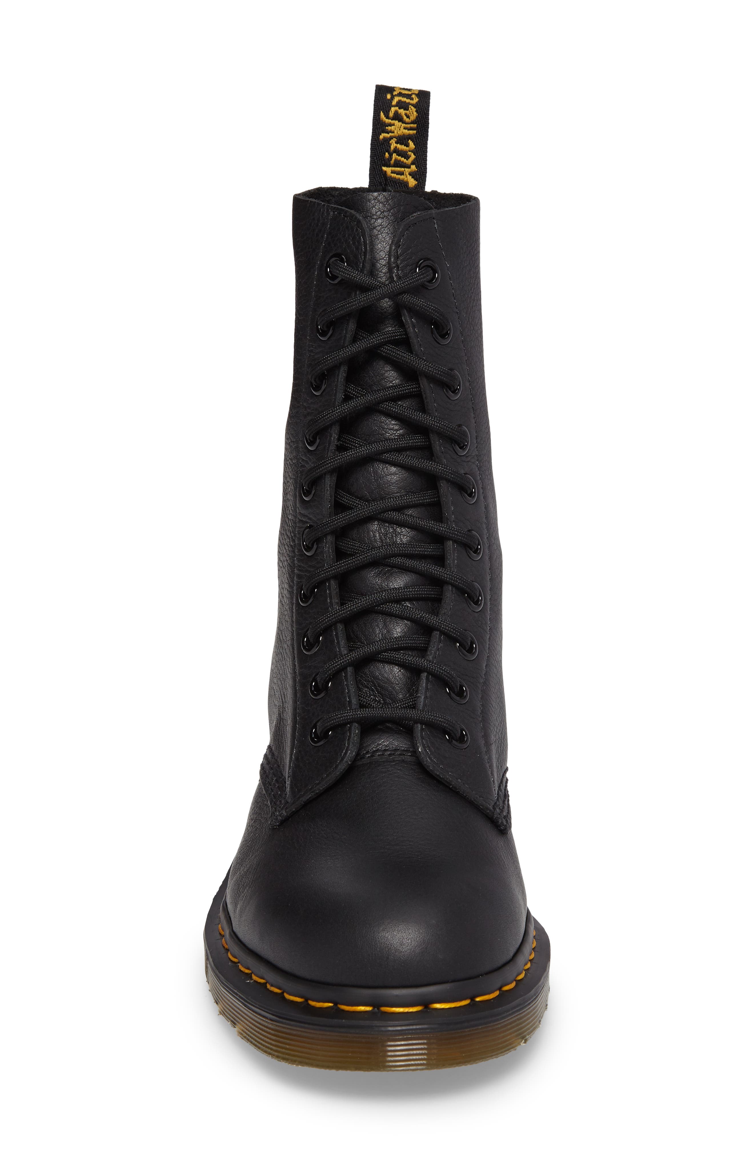 Dr. Martens 1490 Lace-Up Boot, Alternate, color, Black Virginia Leather