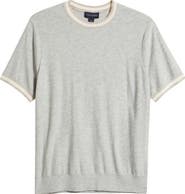 Scott Barber Short Sleeve Reverse Jersey Sweater