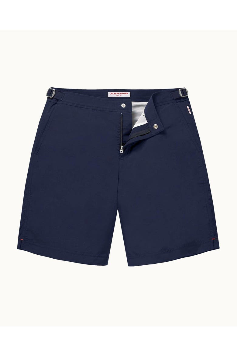 Dane Longest-Length Swim Shorts, Alternate, color, Navy