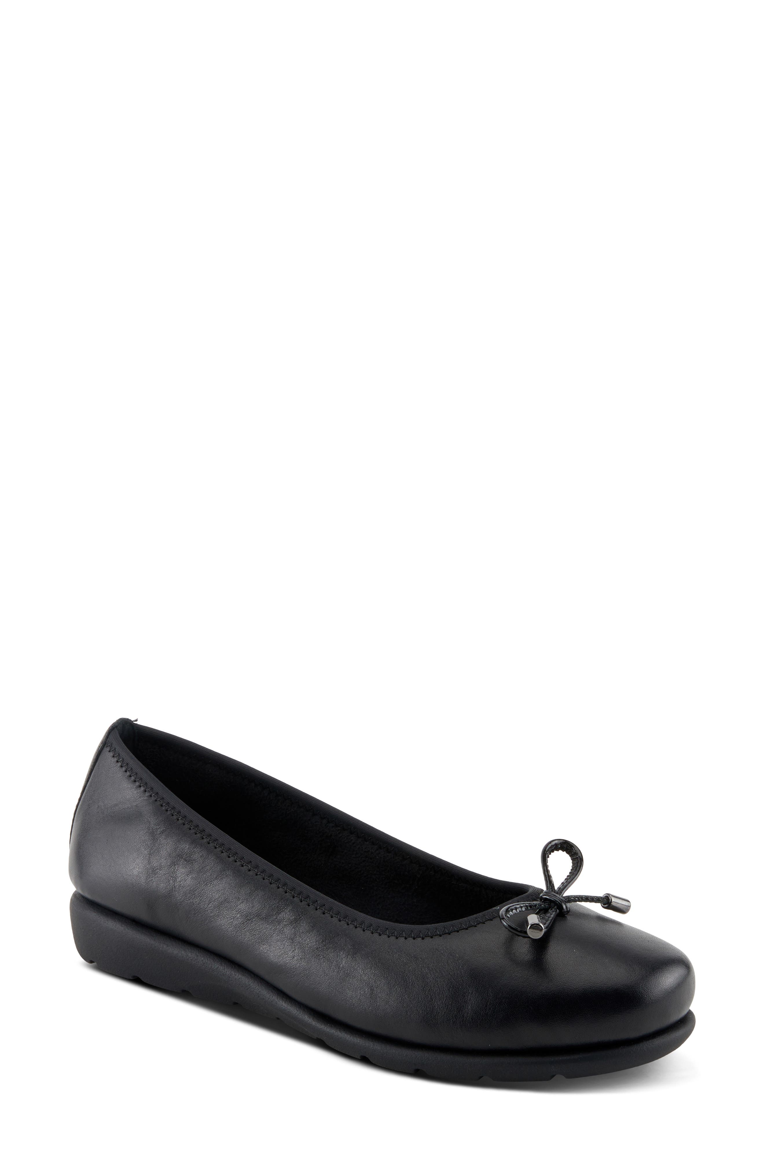 Spring Step Chesser Flat, Main, color, Black