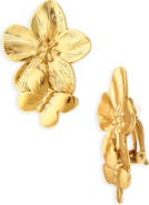 Karine Sultan Bloom Clip-On Earrings