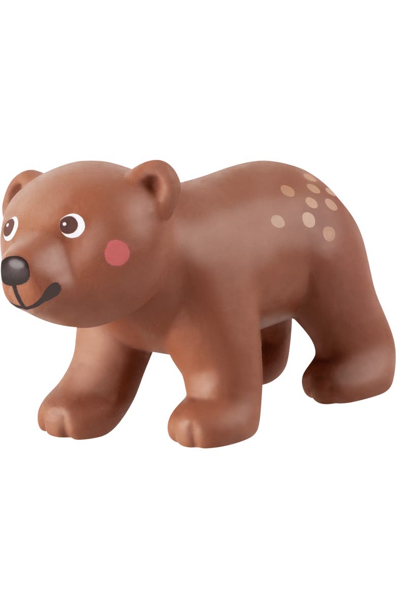 HABA Little Friends Forest Animals Multi-Pack Playset with 4 Chunky Plastic Toy Figures for Ages 3+, Alternate, color, Multi