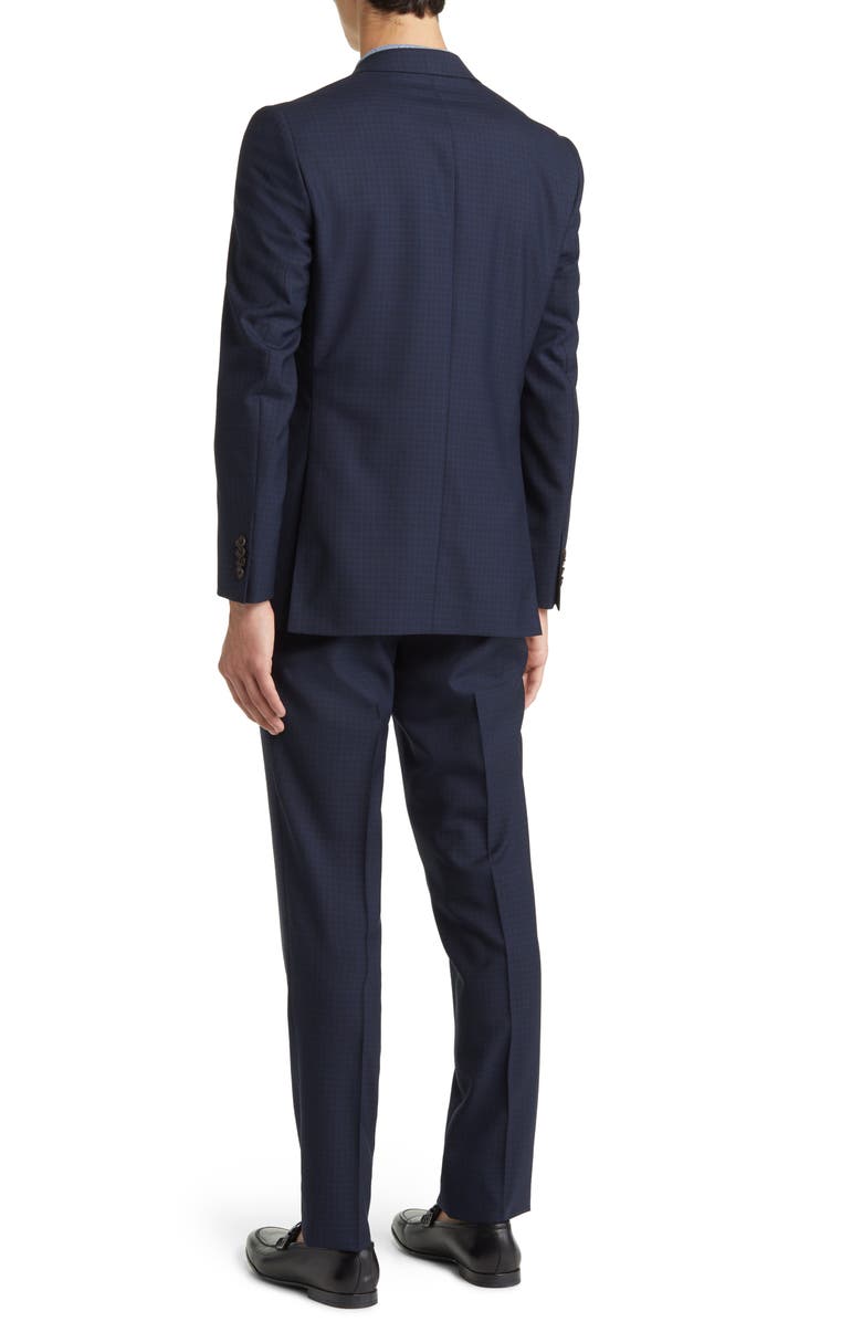 Ted Baker London Jay Slim Fit Deco Check Wool Suit, Alternate, color, 