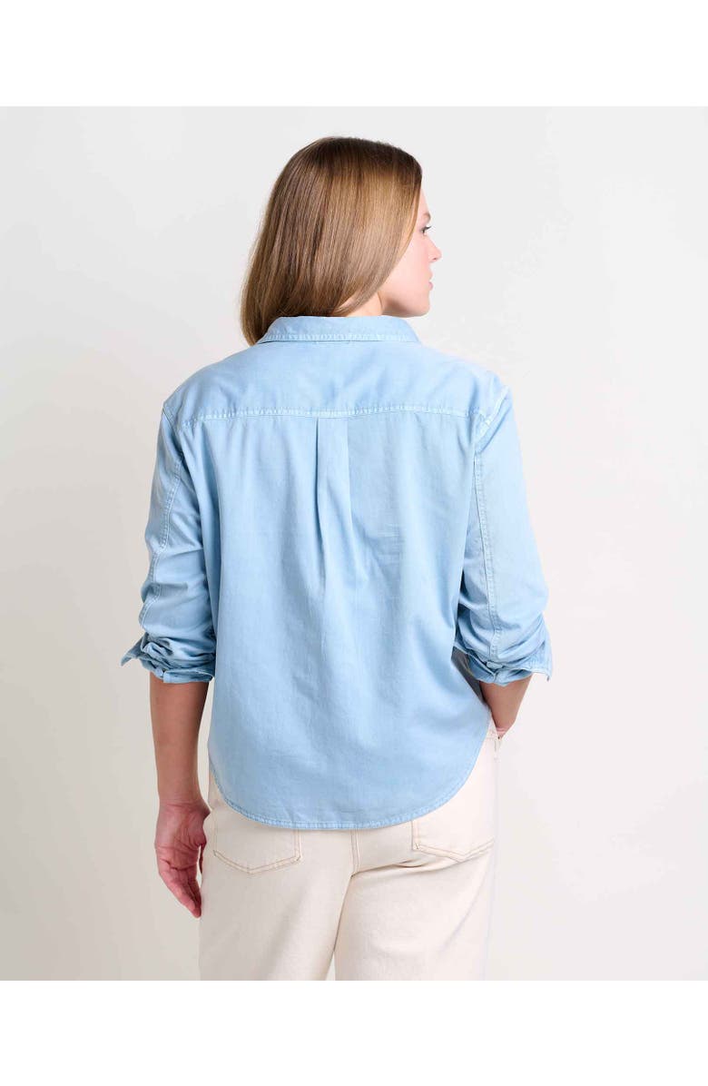 Toad & Co Women's Arroyo Twill Boxy Long Sleeve Shirt, Alternate, color, 