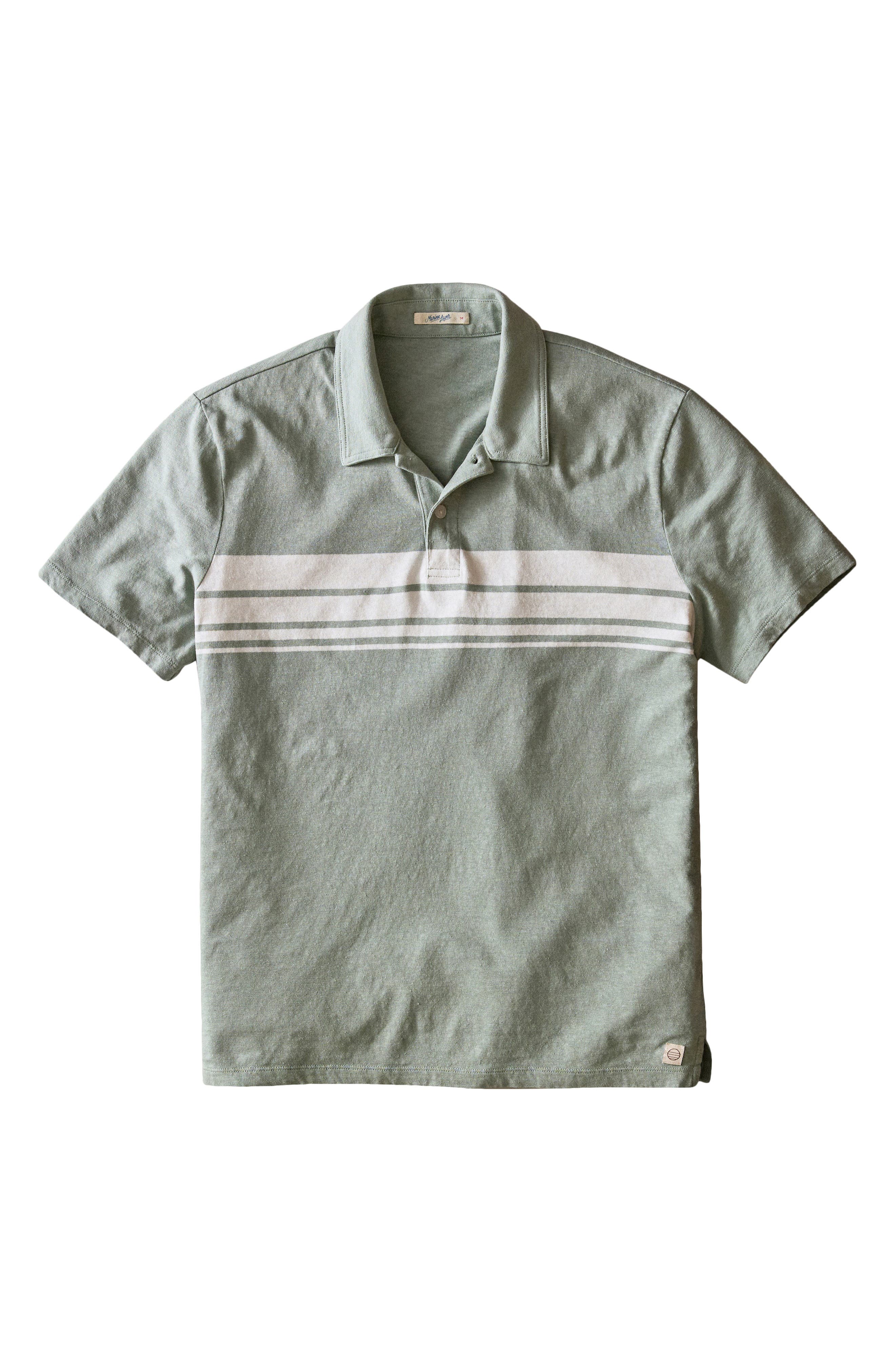 Stripe Hemp & Cotton Resort Polo - image 2