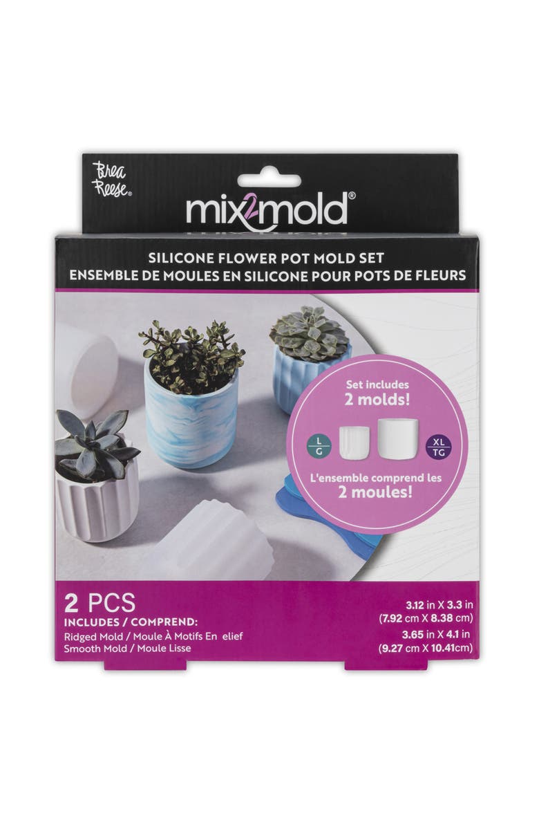 Brea Reese Mix2Mold Planter Molds Value Set 2Pc, Main, color, Multicolored