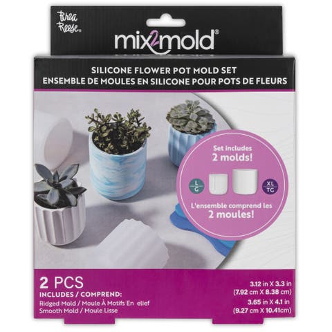 Mix2Mold Planter Molds Value Set 2Pc