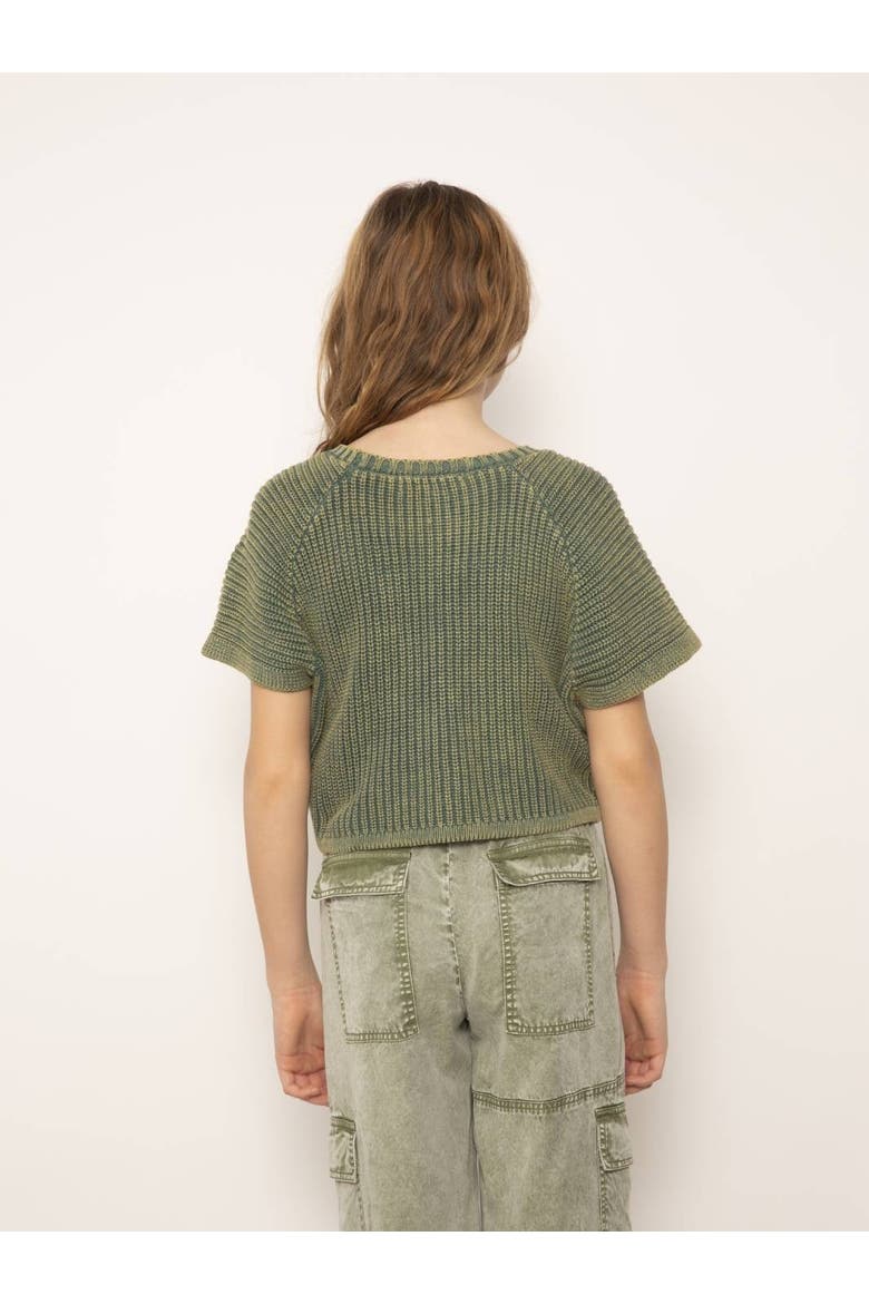 Beck Garment Wash Crew, Alternate, color, OLIVE