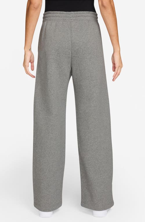 Nike Sportswear Phoenix High Waist Wide Leg Sweatpants In Gray