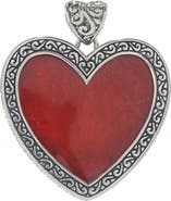 SAMUEL B. Bali Design Heart Pendant