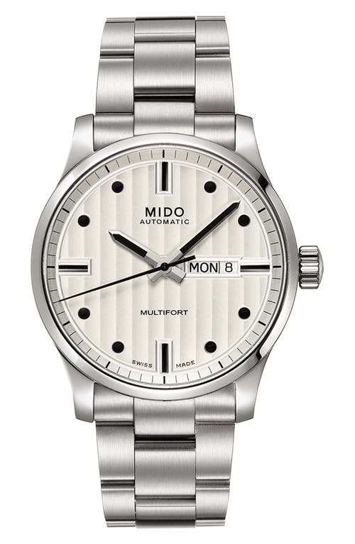 Mido Multifort Automatic Bracelet Watch, 42mm