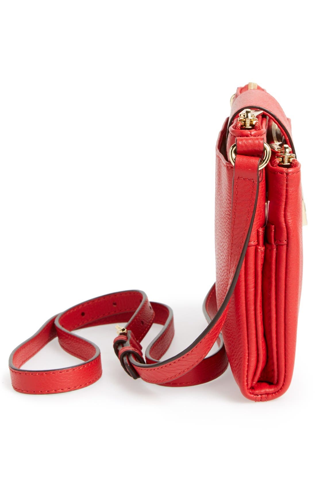'Fulton - Large' Crossbody Bag, Alternate, color, CHILI