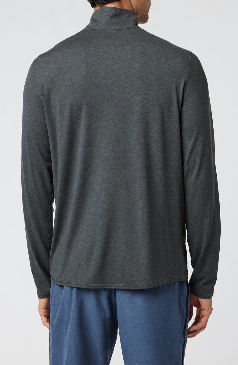 Vuori Ease Performance Half Zip 2.0 Sweatshirt, Alternate, color, Charcoal Heather