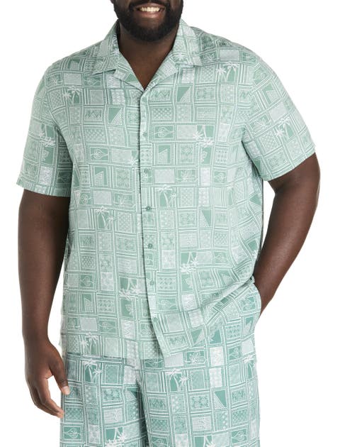 Big & Tall Cabana Sport Shirt