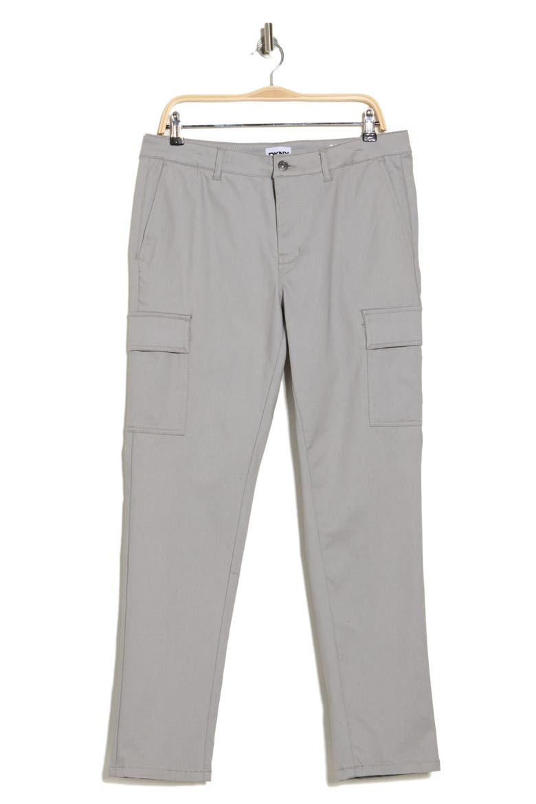 Powerstretch Flat Front Cargo Pants, Alternate, color, LIGHT GREY