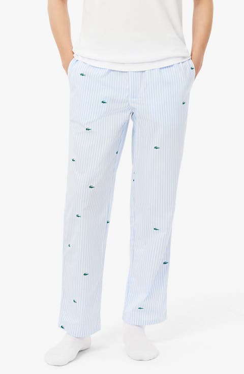 Monogram Stretch Cotton Pajama Pants