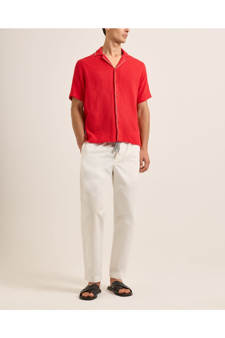 Maitan Relaxed-Fit Shirt, Main, color, Vermillion