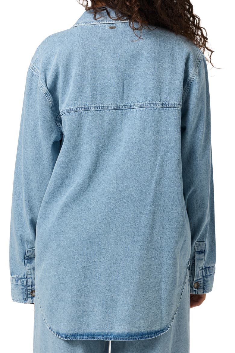 Sevie Denim Shirt Jacket, Alternate, color, DRIFTER