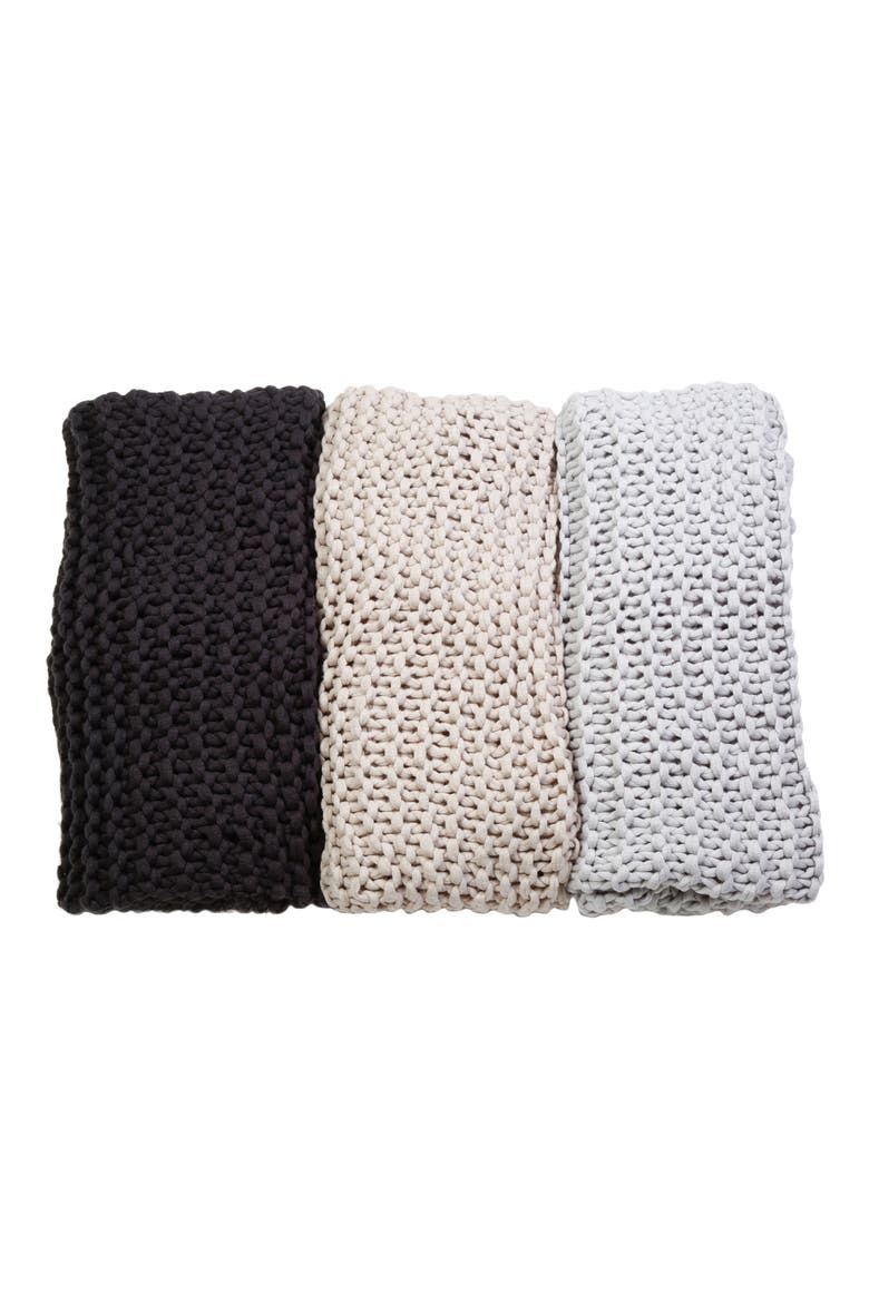 Finn Chunky Knit Throw Blanket, Alternate, color, TAUPE