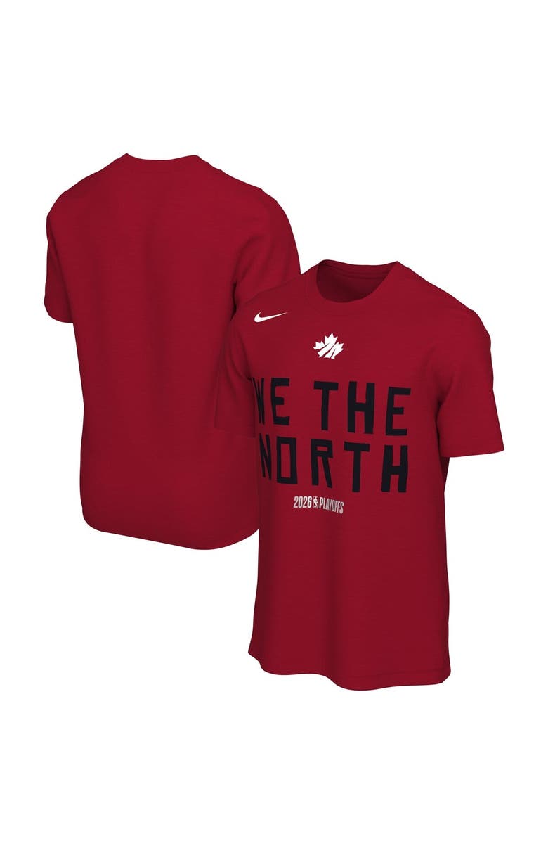 Nike Unisex Nike Red Toronto Raptors 2026 NBA Playoffs Mantra T-Shirt, Main, color, Red