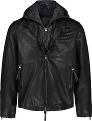 Robert Graham Punch Leather Jacket