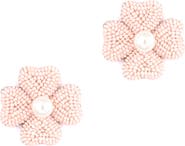 Deepa Gurnani Liora Beaded Flower Drop Earrings