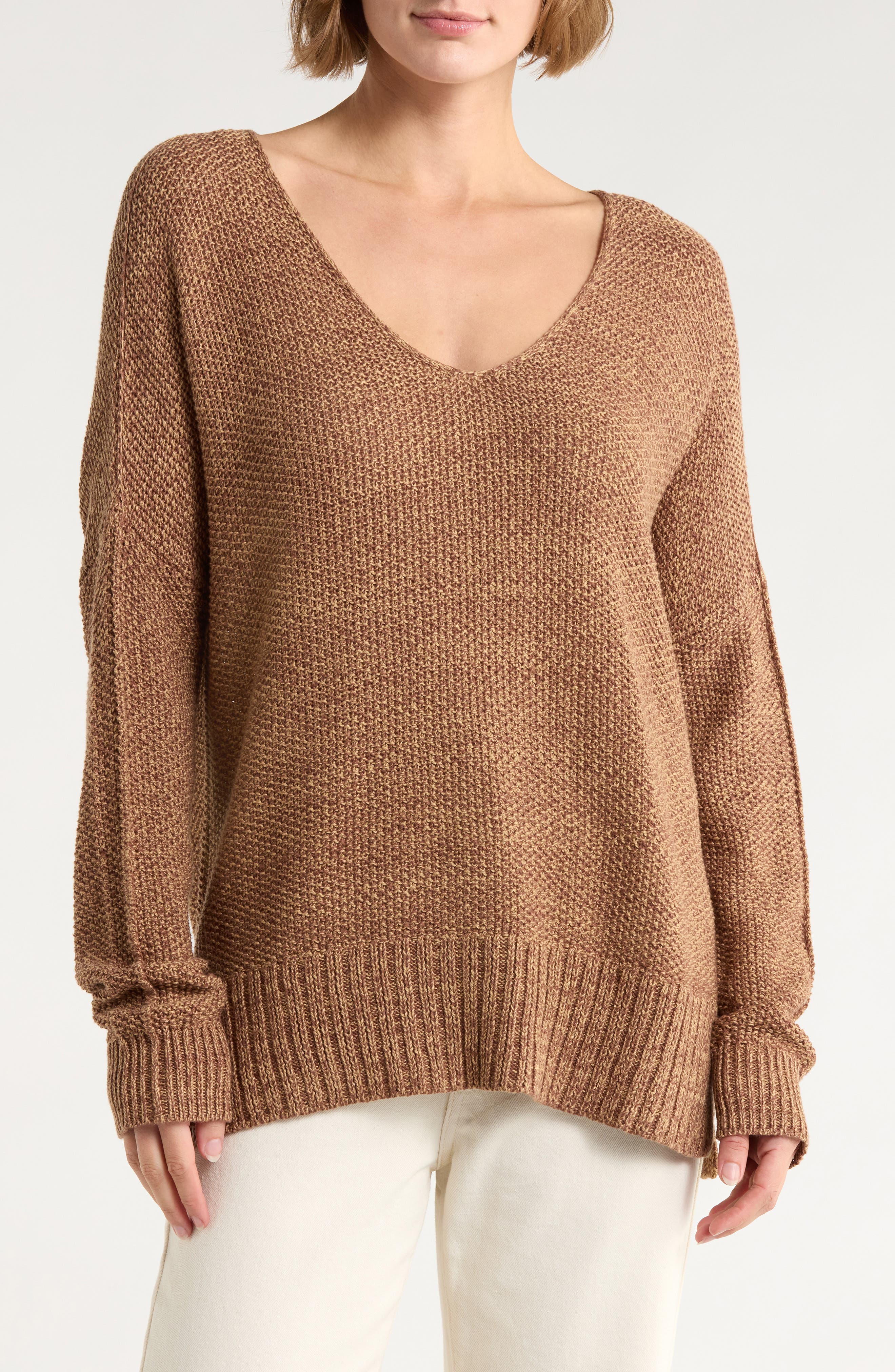 Lucky Brand V-Neck Pullover Sweater
