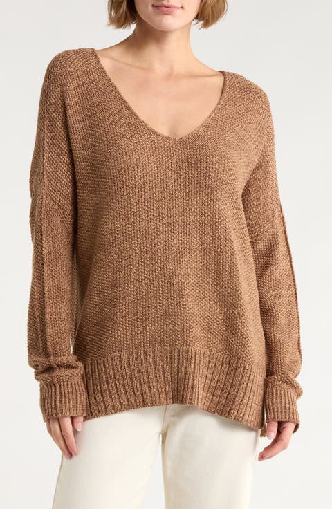 V-Neck Pullover Sweater