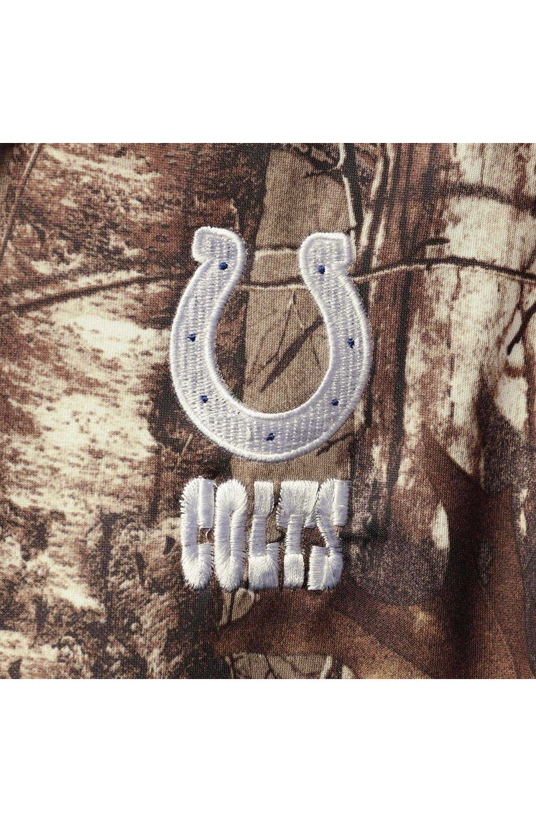 DUNBROOKE Men's Dunbrooke Realtree Camo Indianapolis Colts Trophy Tech Fleece Full-Zip Hoodie, Alternate, color, 