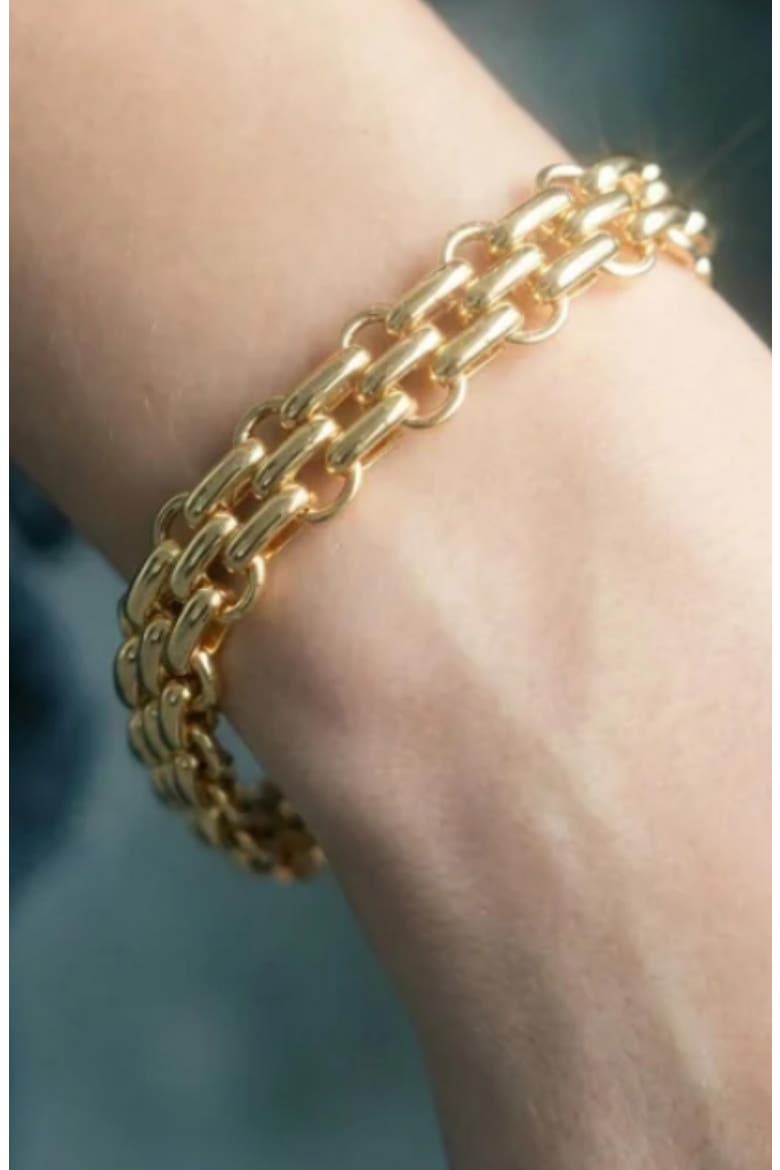 The Lennon Link Bracelet, Alternate, color, GOLD