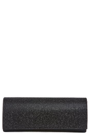 Lady Couture Radiant Rhinestone Clutch In Black