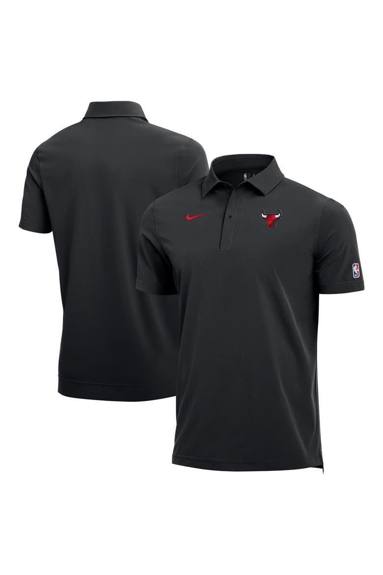 Men's Nike  Black Chicago Bulls 2025/26 Authentic Dri-FIT Coaches Polo, Main, color, Black