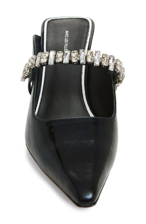 Kaanas Agatha Pointed Toe Pump In Black
