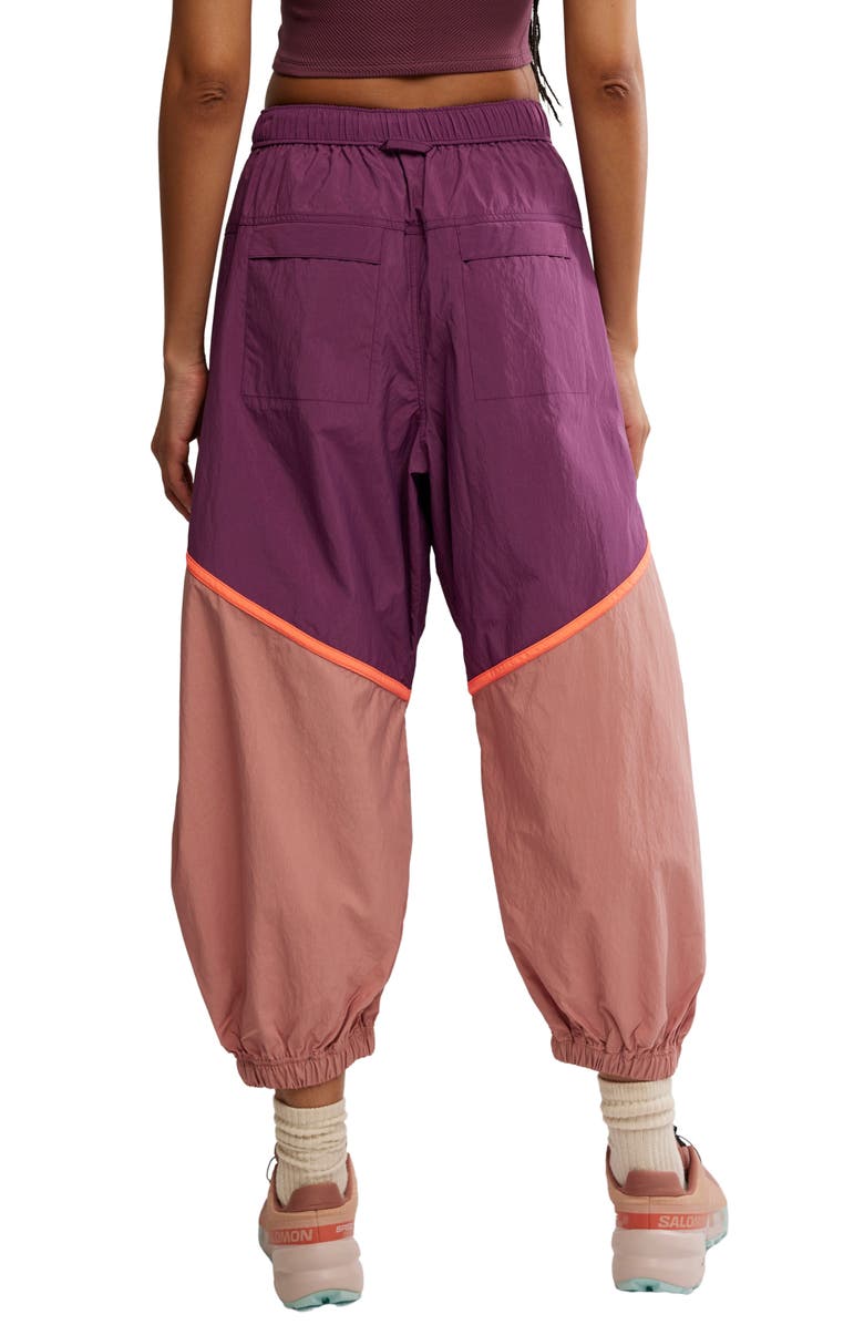 Free People FP Movement Freeflow Colorblock Joggers, Alternate, color, Rose Wash
