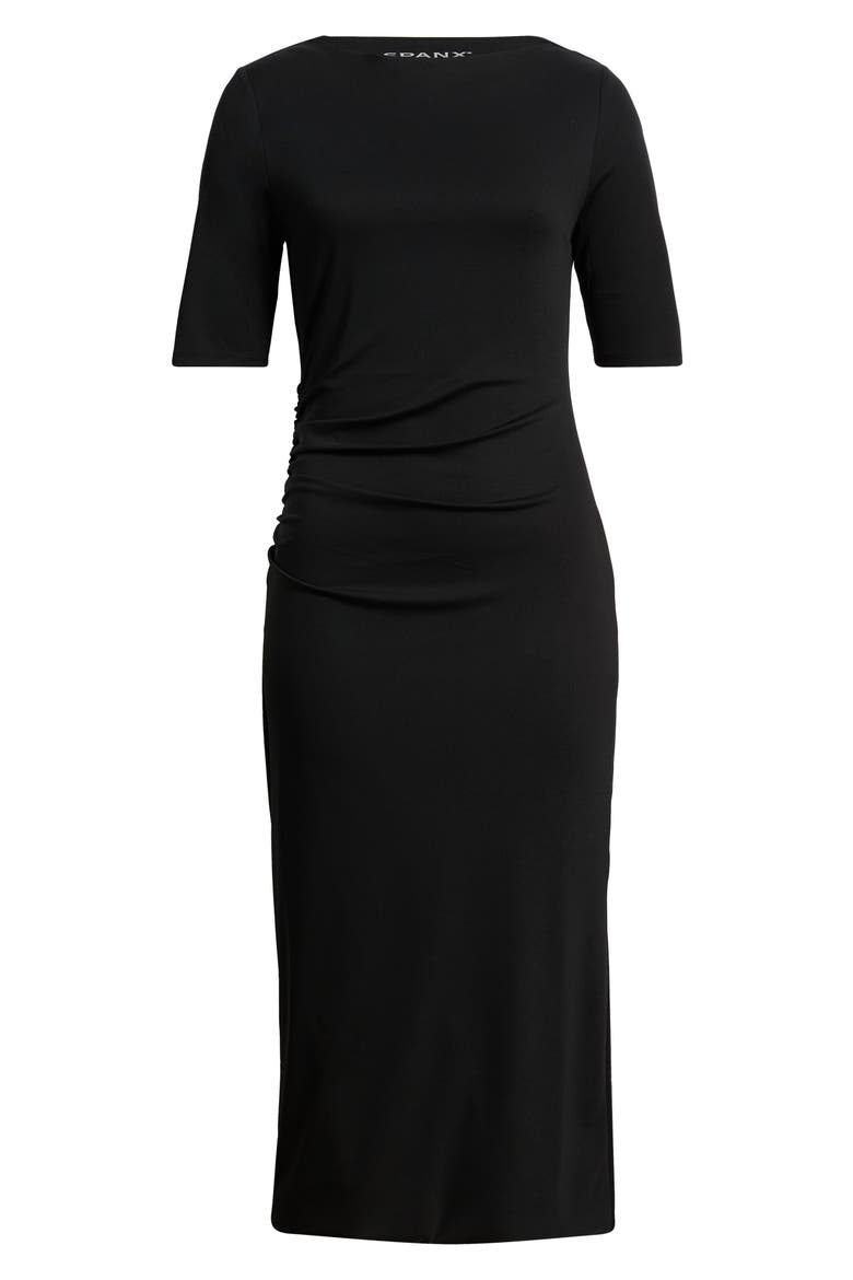 Jersey Sheath Dress, Alternate, color, CLASSIC BLACK