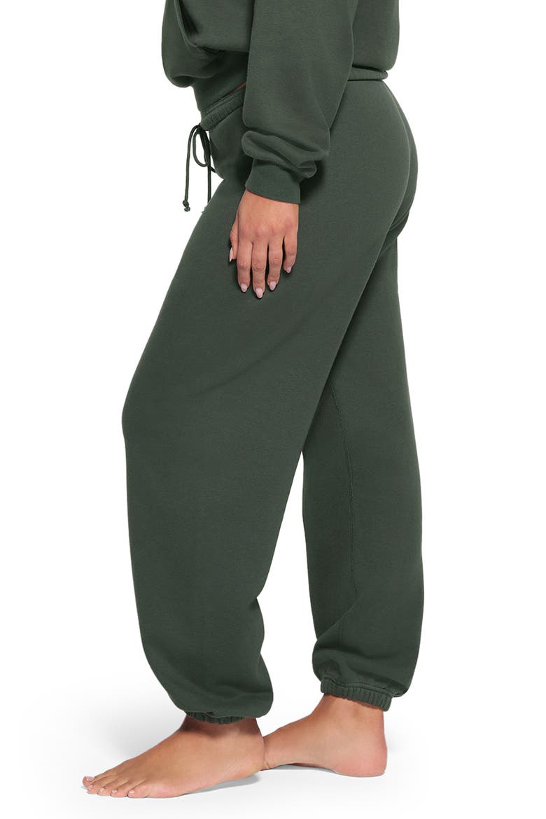 Cotton Blend Fleece Joggers, Alternate, color, SPRUCE