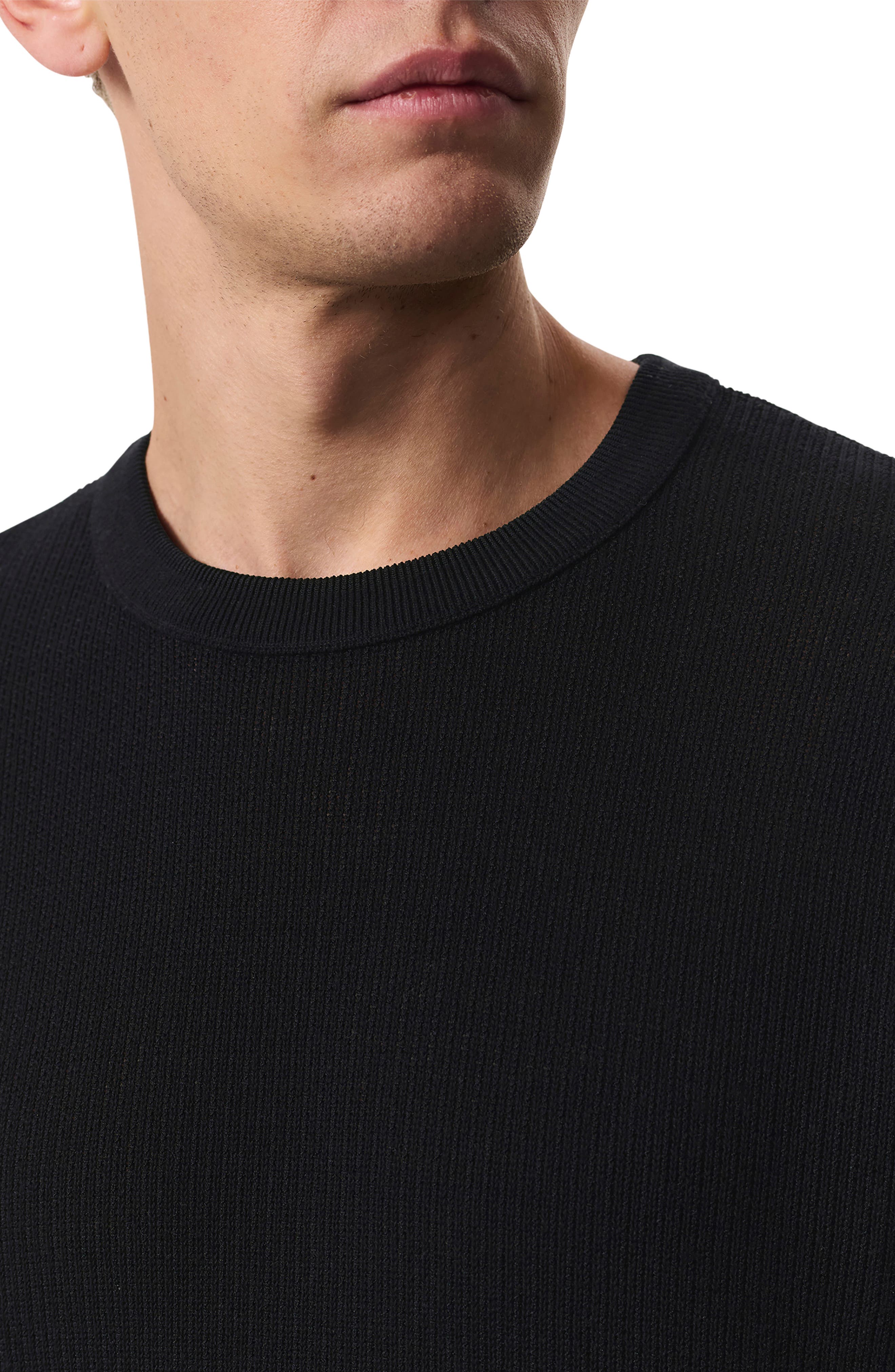 rag & bone Harvey Ringer Cotton Blend Mesh T-Shirt | Nordstromrack