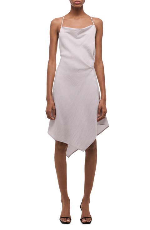 Scarf Hem Knot Slipdress