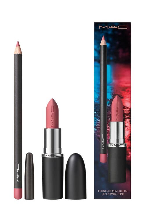 Mac Cosmetics Midnight Macximal Lip Combo $50 Value