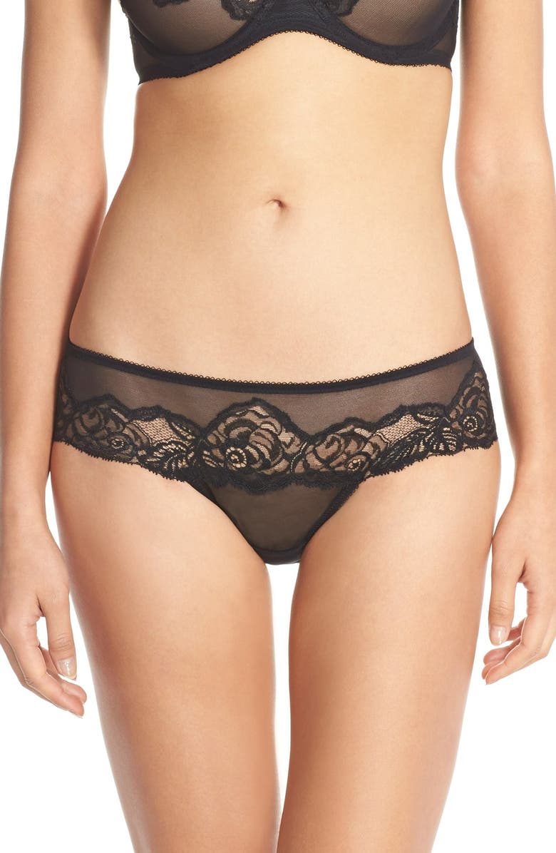 Wacoal 'Sheer Enough' Hipster Briefs, Main, color, 