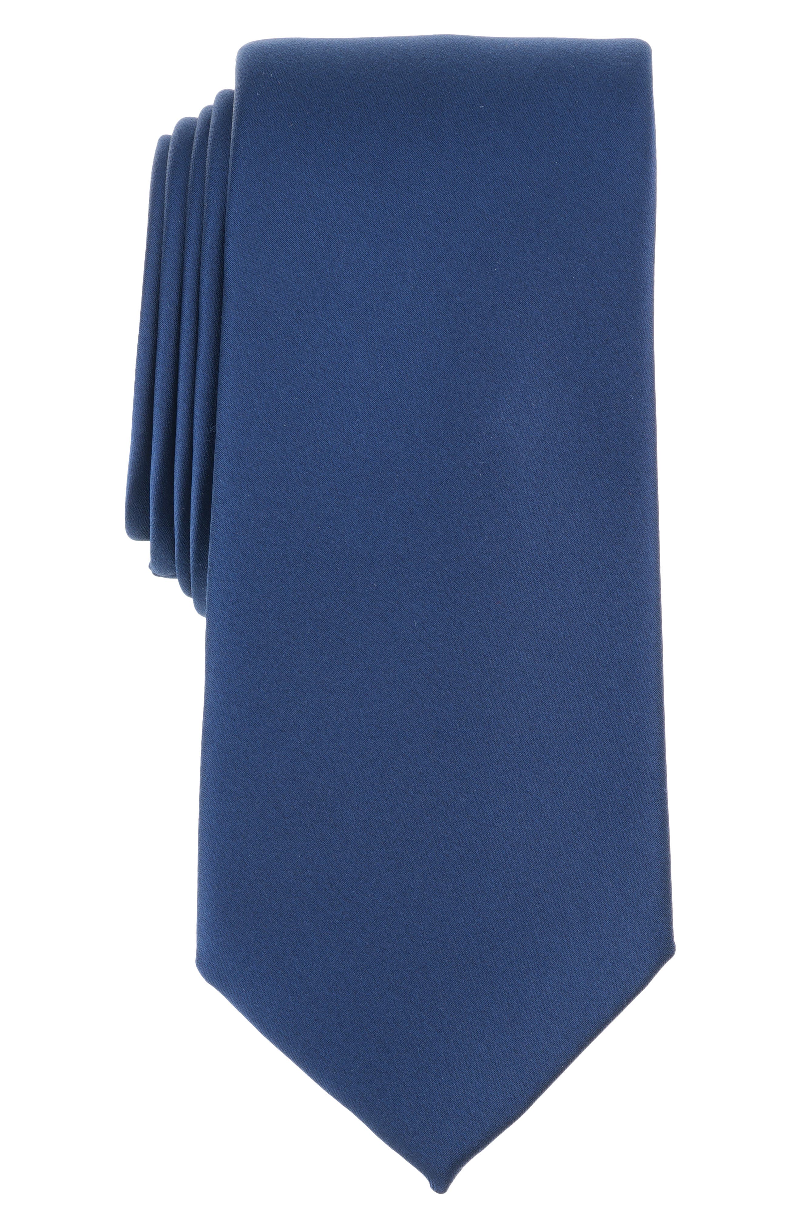 SAVILE ROW CO Solid Satin Tie