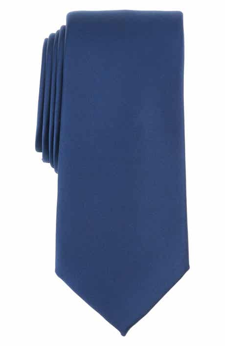 SAVILE ROW CO Solid Satin Tie