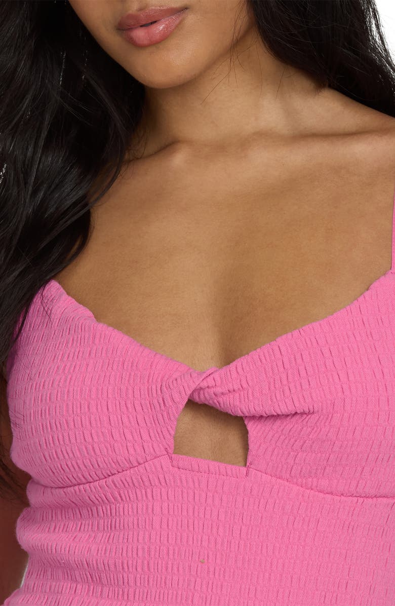 Billabong Crystal Clear Minidress, Alternate, color, Guava